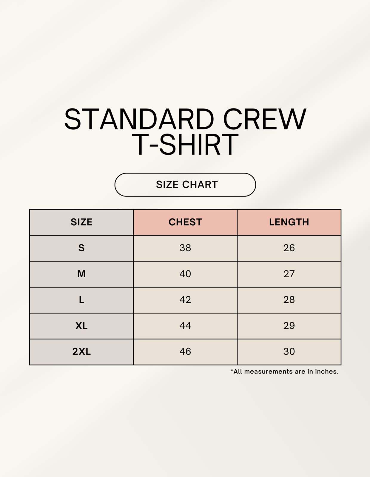 Unisex Standard Crew T-Shirt